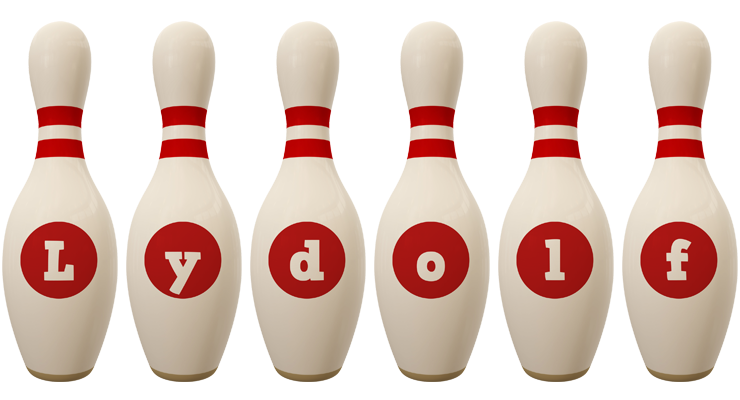Lydolf bowling-pin logo