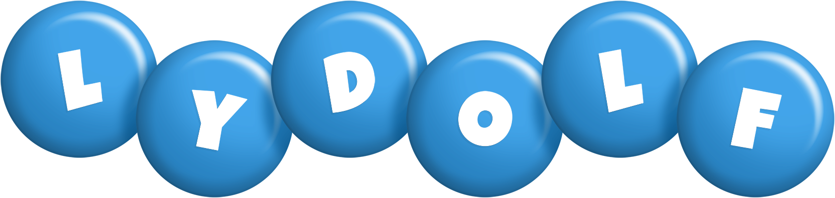 Lydolf candy-blue logo