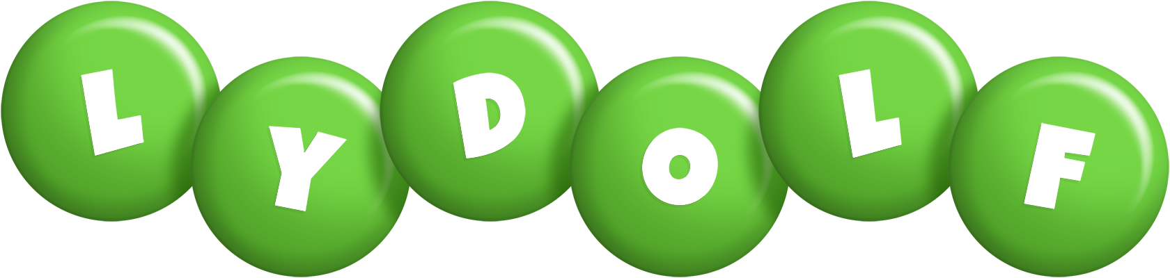 Lydolf candy-green logo