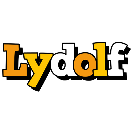 Lydolf cartoon logo