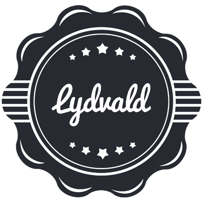 Lydvald badge logo