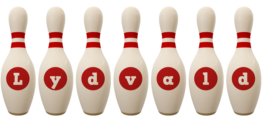 Lydvald bowling-pin logo