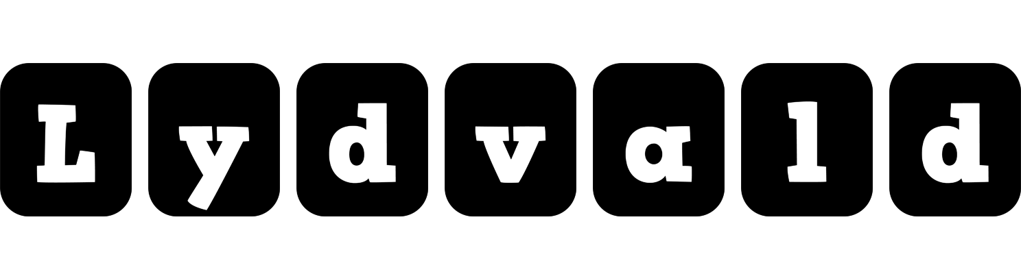 Lydvald box logo