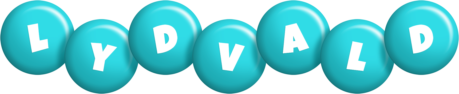 Lydvald candy-azur logo