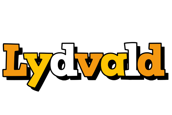 Lydvald cartoon logo