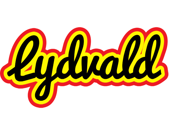 Lydvald flaming logo