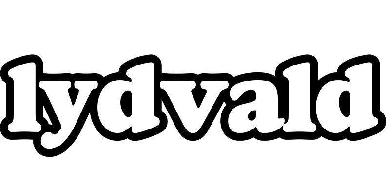 Lydvald panda logo