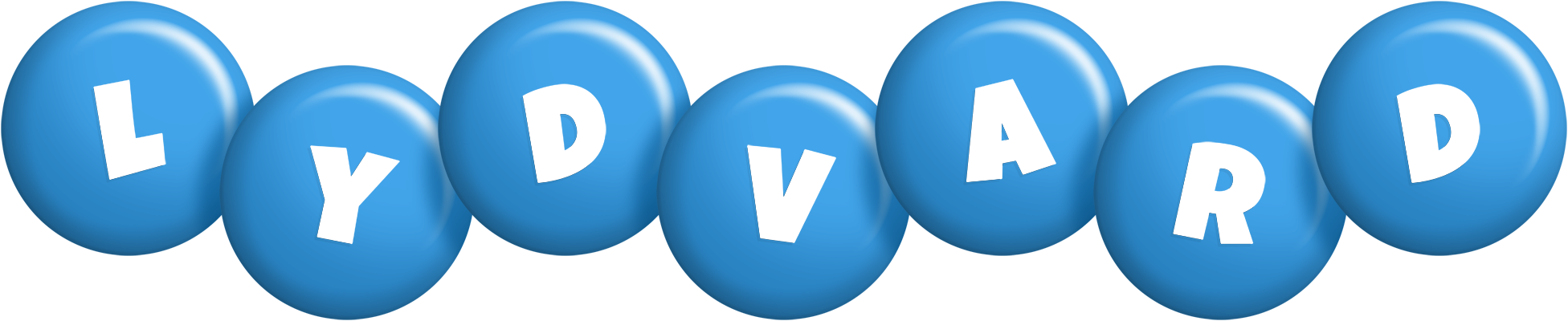 Lydvard candy-blue logo