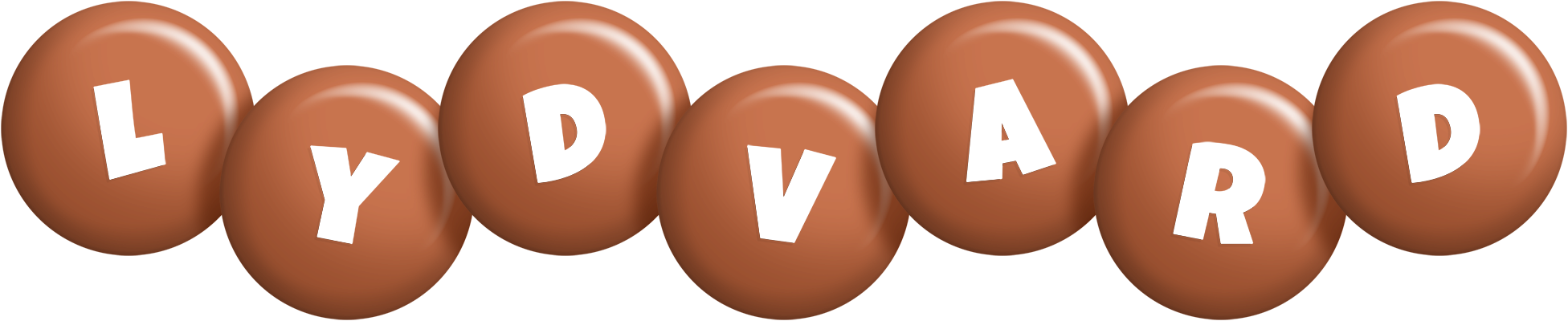 Lydvard candy-brown logo