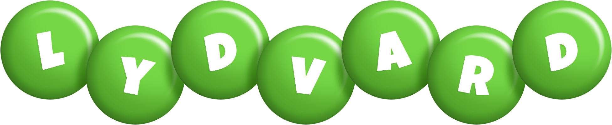 Lydvard candy-green logo