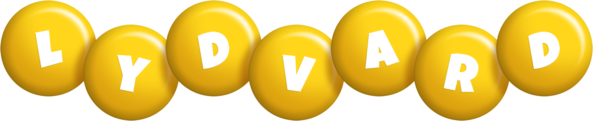 Lydvard candy-yellow logo