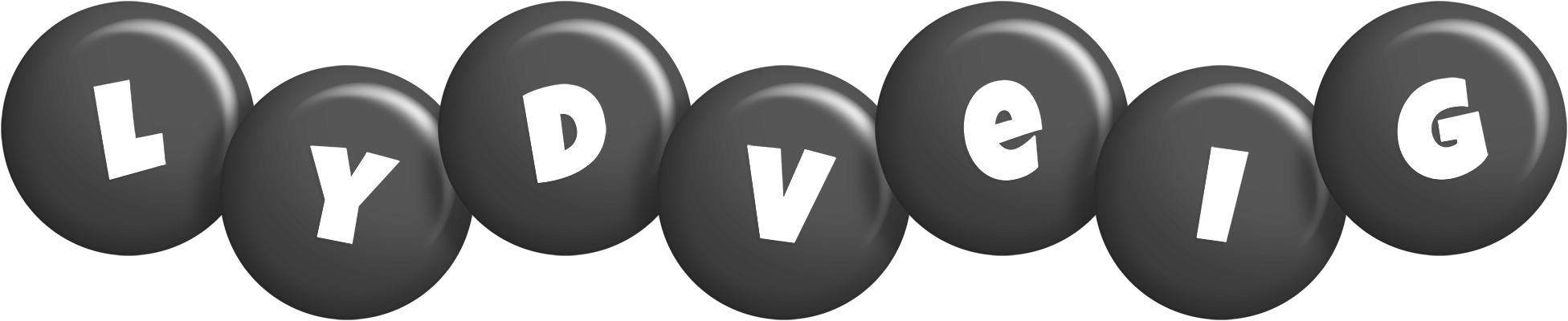 Lydveig candy-black logo