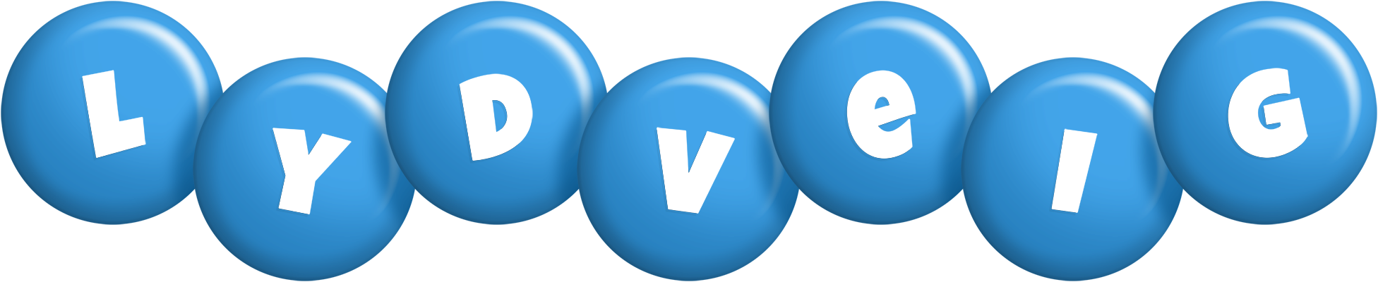 Lydveig candy-blue logo