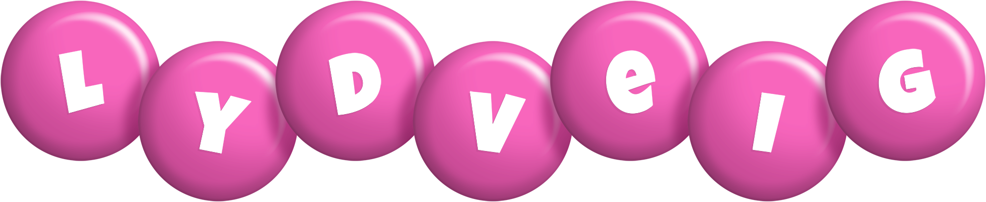 Lydveig candy-pink logo
