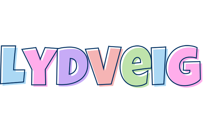 Lydveig pastel logo