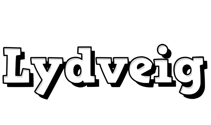 Lydveig snowing logo
