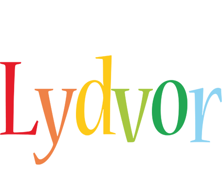 Lydvor birthday logo