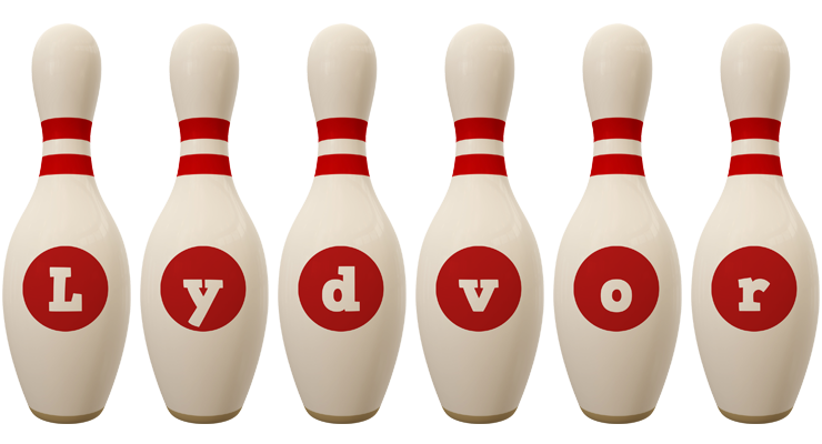 Lydvor bowling-pin logo
