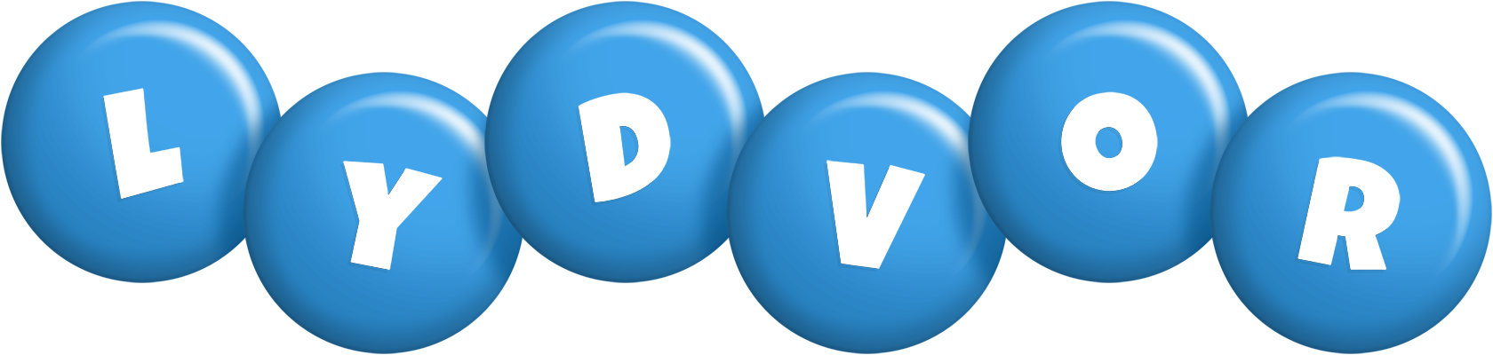 Lydvor candy-blue logo