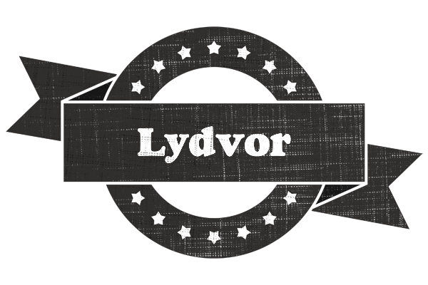 Lydvor grunge logo