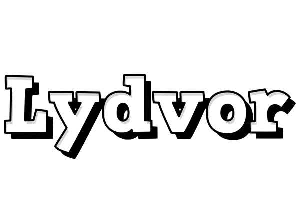 Lydvor snowing logo