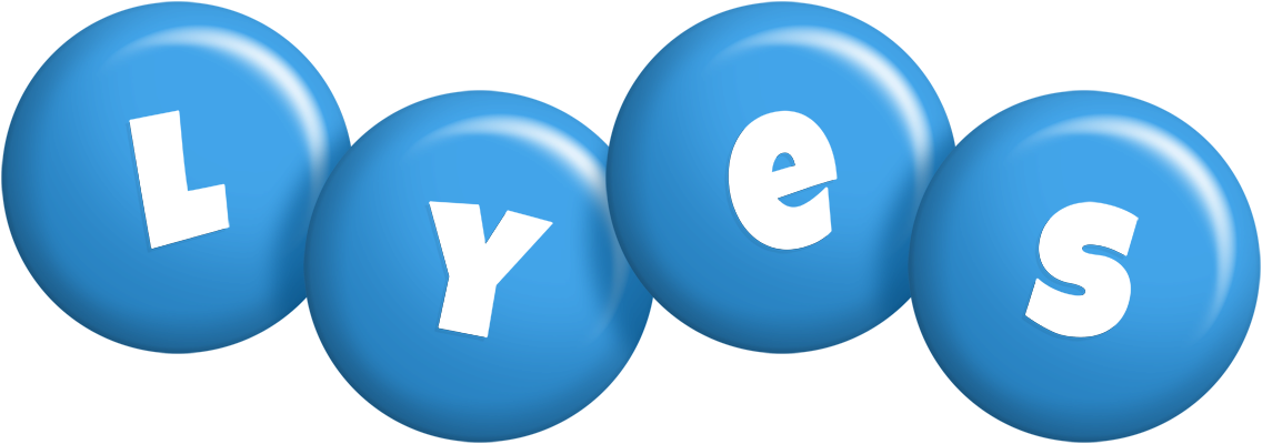Lyes candy-blue logo
