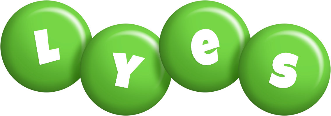 Lyes candy-green logo