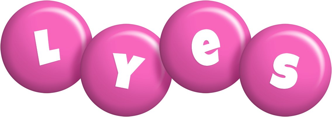 Lyes candy-pink logo