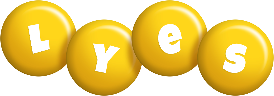Lyes candy-yellow logo