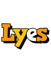 Lyes cartoon logo