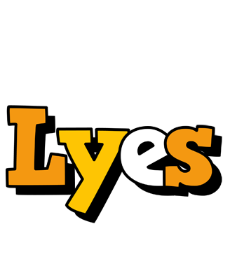 Lyes cartoon logo