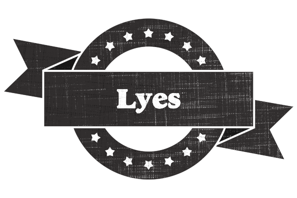 Lyes grunge logo