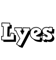 Lyes snowing logo