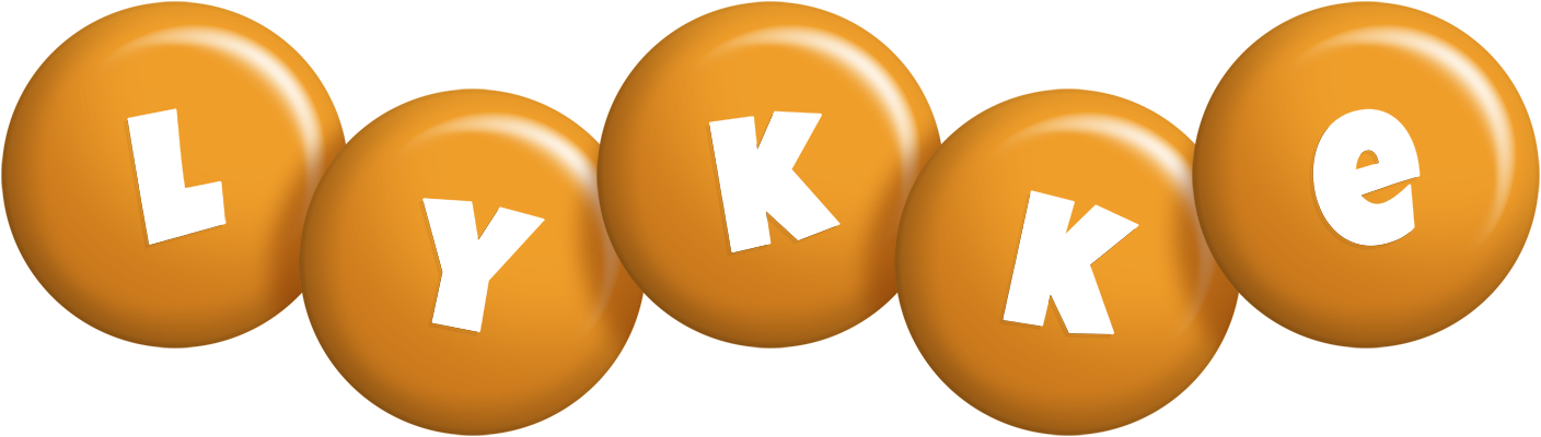 Lykke candy-orange logo