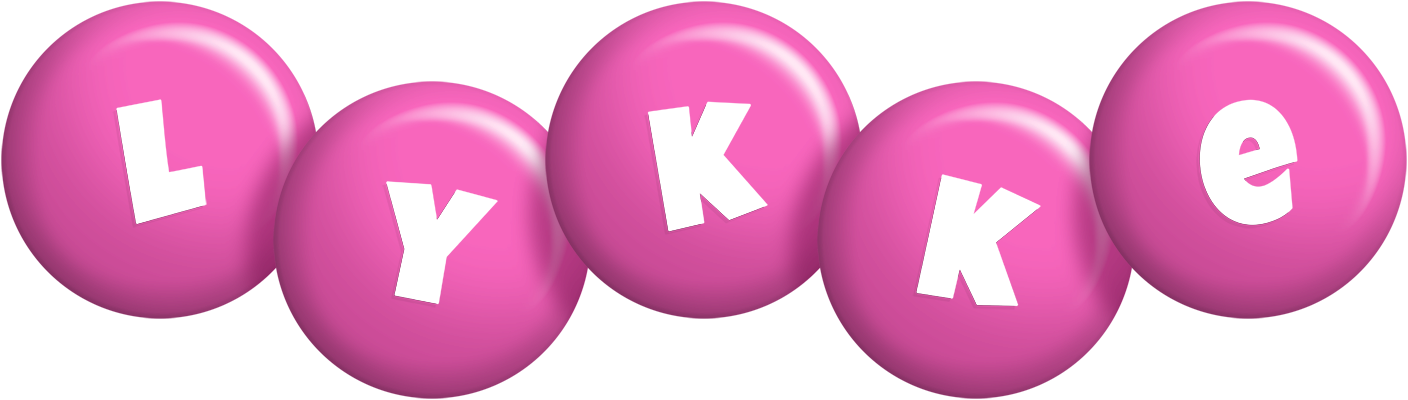 Lykke candy-pink logo