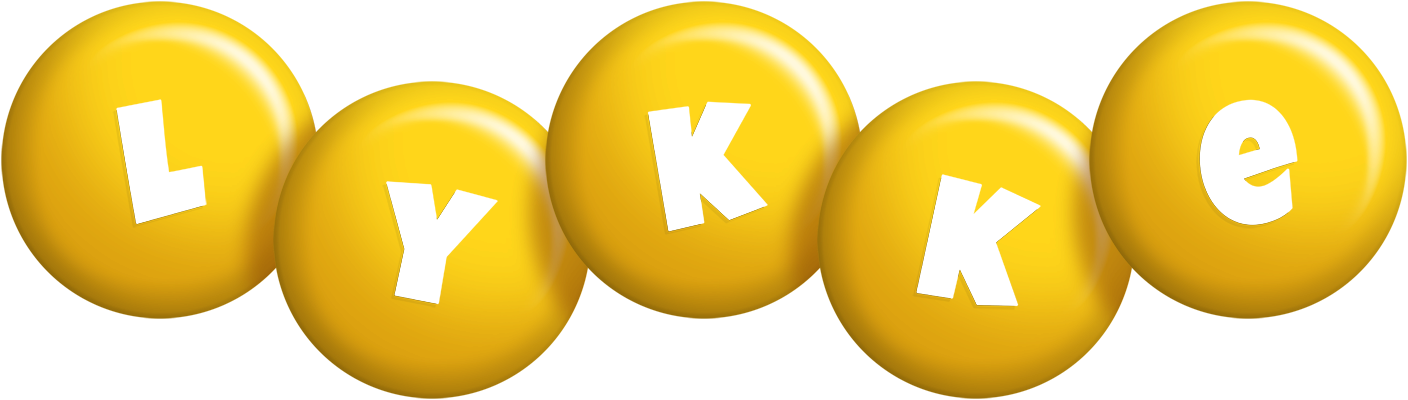 Lykke candy-yellow logo