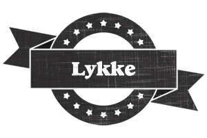 Lykke grunge logo
