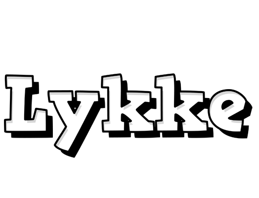 Lykke snowing logo