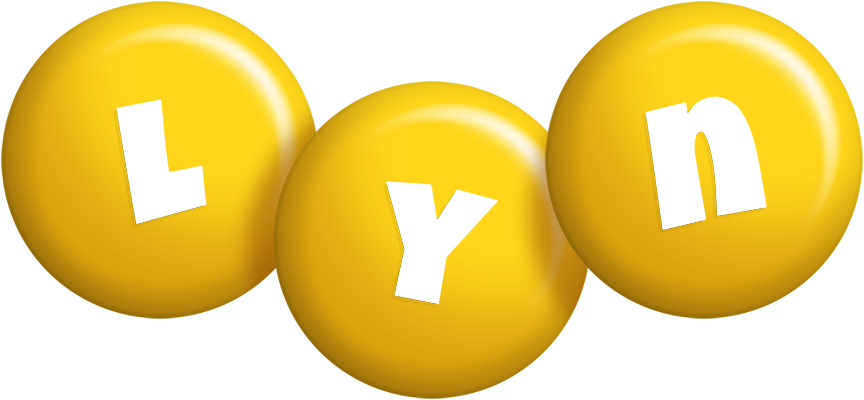 Lyn candy-yellow logo