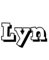 Lyn snowing logo