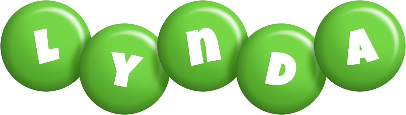 Lynda candy-green logo