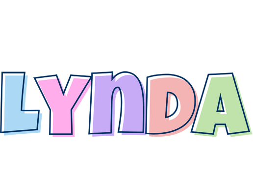Lynda pastel logo