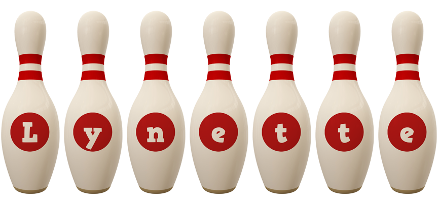 Lynette bowling-pin logo