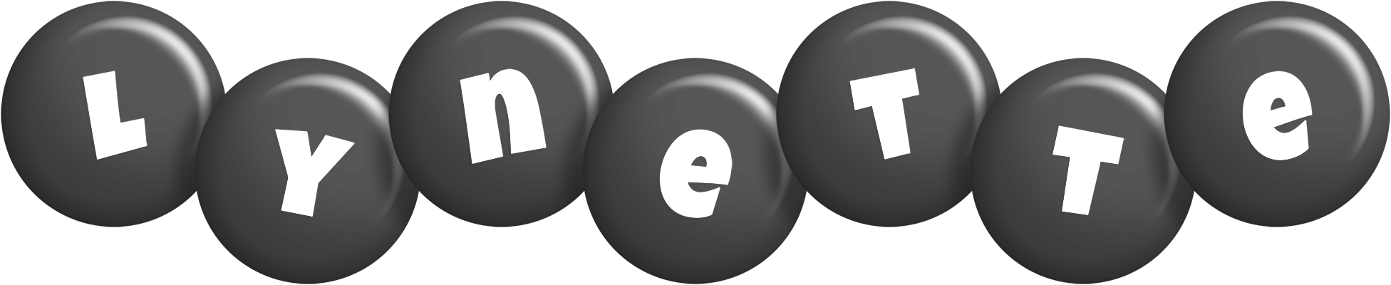 Lynette candy-black logo