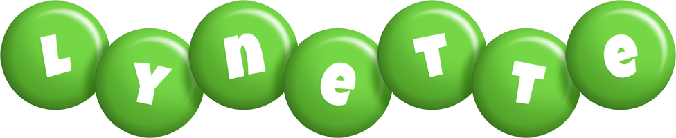 Lynette candy-green logo