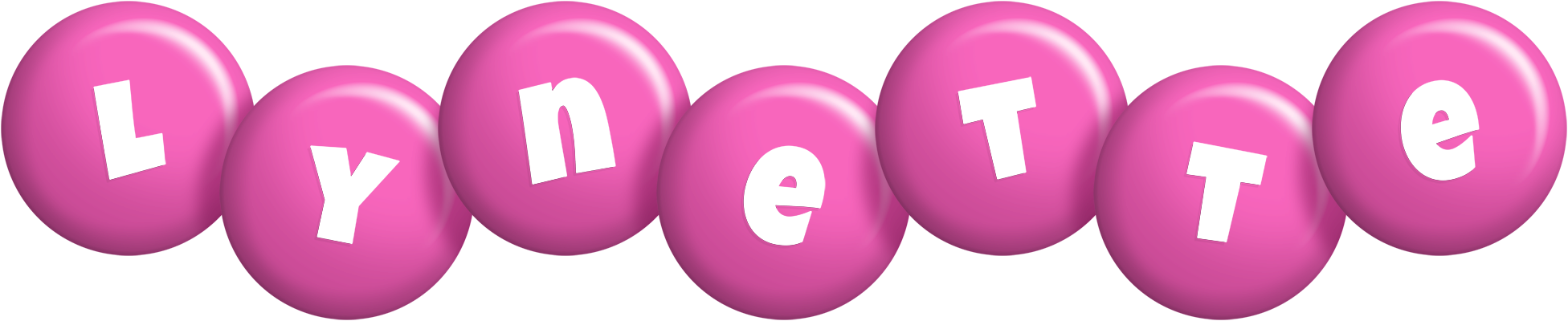 Lynette candy-pink logo