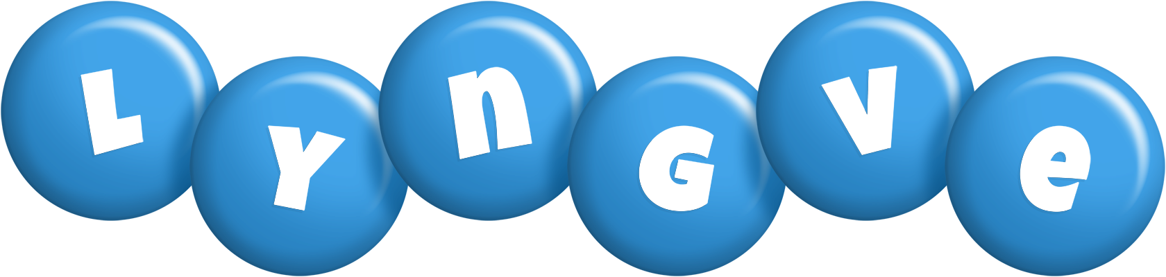 Lyngve candy-blue logo