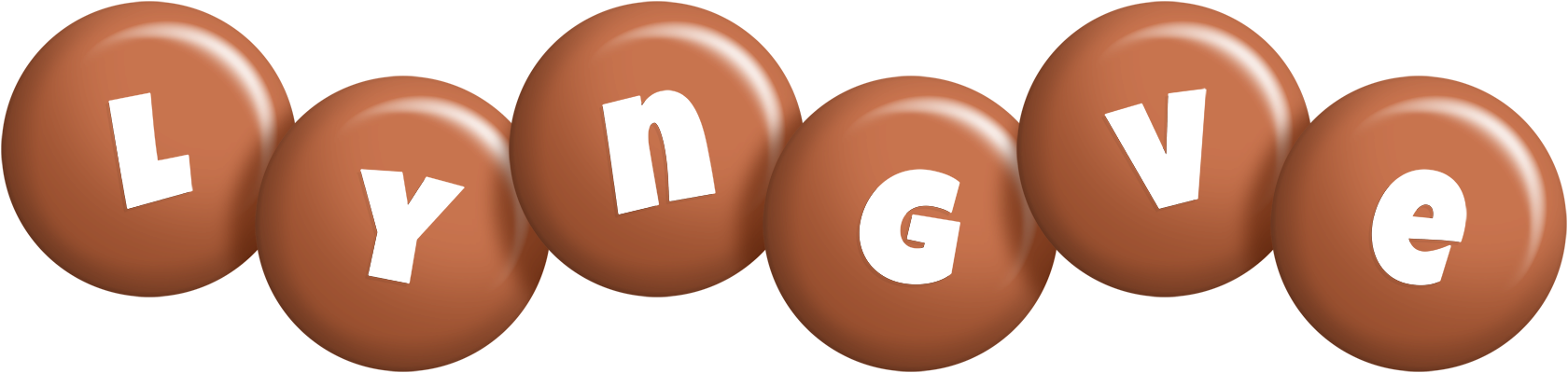 Lyngve candy-brown logo