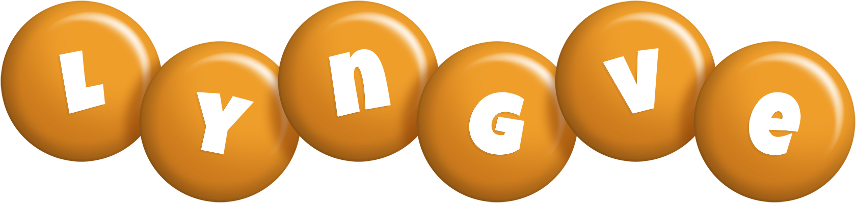 Lyngve candy-orange logo