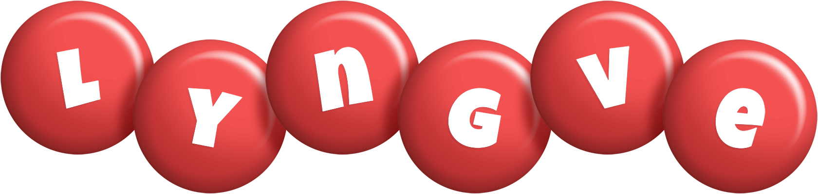 Lyngve candy-red logo